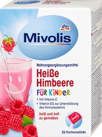 Kindergetränk, Heiße Himbeere (20 Sticks), ab 7 Jahren, 100 g