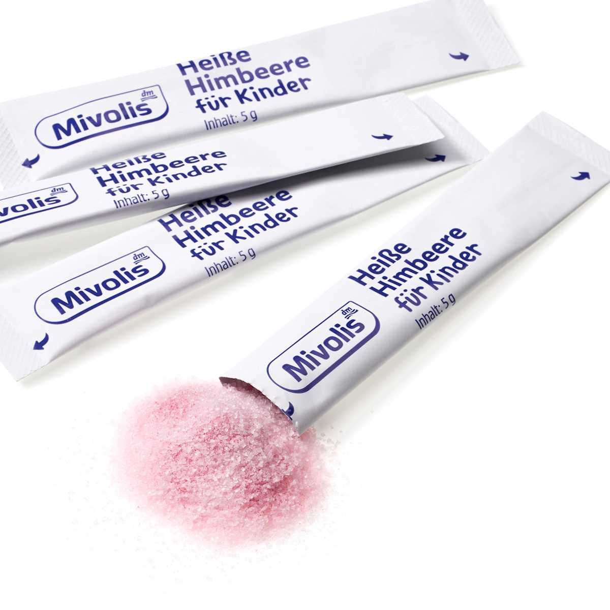 Mivolis Kindergetränk, Heiße Himbeere (20 Sticks), ab 7 Jahren, 100 g