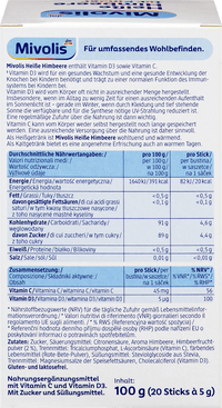 Mivolis Kindergetränk, Heiße Himbeere (20 Sticks), ab 7 Jahren, 100 g