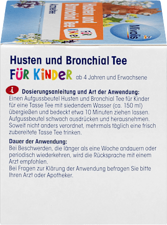 Kinderthee, Hoest- en Bronchiale Thee (12 zakjes), 18 g