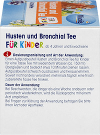 Kinderthee, Hoest- en Bronchiale Thee (12 zakjes), 18 g