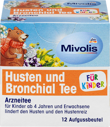 Kinderthee, Hoest- en Bronchiale Thee (12 zakjes), 18 g