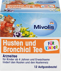 Kinderthee, Hoest- en Bronchiale Thee (12 zakjes), 18 g