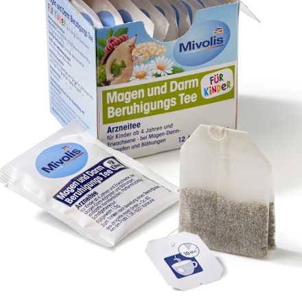 Kinderthee, Maag- en darmkalmerende thee (12 theezakjes), 18 g