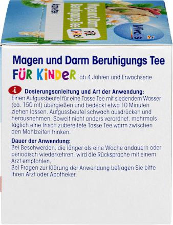 Kinderthee, Maag- en darmkalmerende thee (12 theezakjes), 18 g