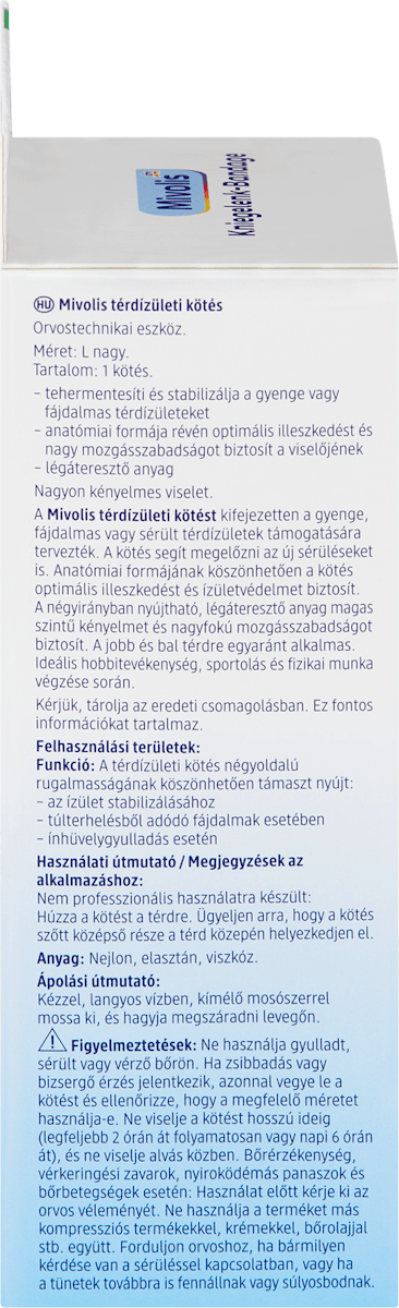Mivolis Kniegelenk-Bandage Gr. L, 1 St