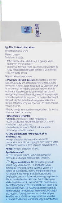 Mivolis Kniegelenk-Bandage Gr. L, 1 St