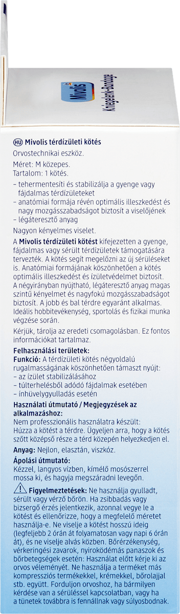 Mivolis Kniegelenk-Bandage Gr. M, 1 St
