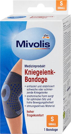 Kniegelenk-Bandage S, 1 St