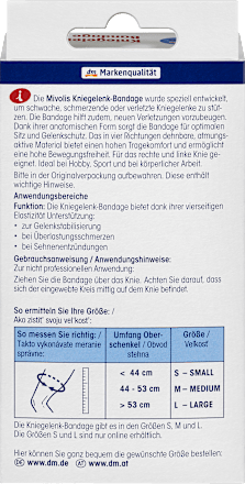 Kniegelenk-Bandage S, 1 St