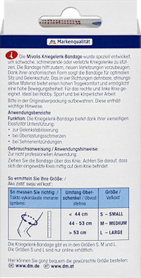 Kniegelenk-Bandage S, 1 St