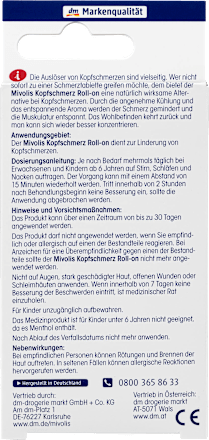 Hoofdpijn Roll-on, 15 ml