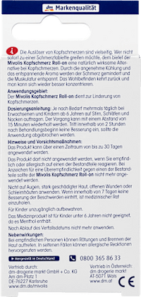 Hoofdpijn Roll-on, 15 ml