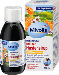 Kruidenhoestsiroop met Manuka honing, 150 ml