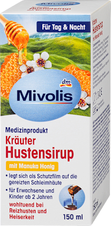 Kruidenhoestsiroop met Manuka honing, 150 ml