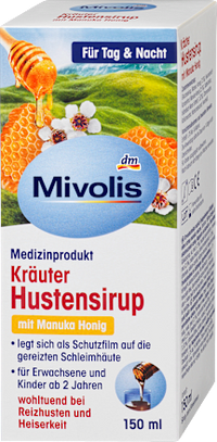 Kruidenhoestsiroop met Manuka honing, 150 ml