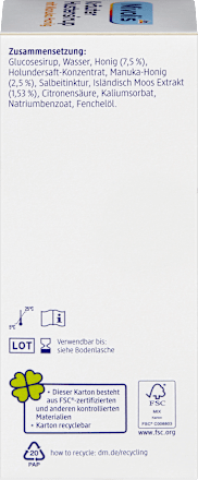 Kräuter Hustensirup mit Manuka Honig, 150 ml