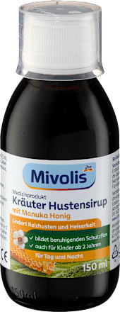 Kräuter Hustensirup mit Manuka Honig, 150 ml