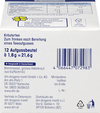 Kruidenthee, alkalische thee (12 zakjes), 21,6 g
