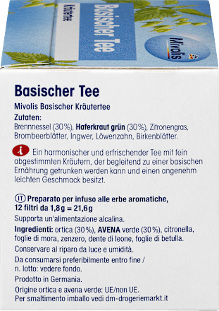 Kruidenthee, alkalische thee (12 zakjes), 21,6 g
