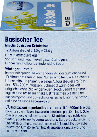 Kruidenthee, alkalische thee (12 zakjes), 21,6 g