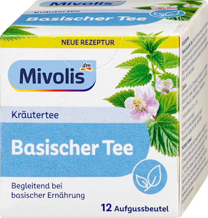 Kräutertee, Basischer Tee (12 Beutel), 21,6 g
