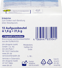 Kräutertee, Basischer Tee (12 Beutel), 21,6 g