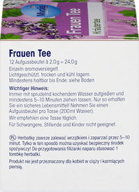 Kruidenthee, damesthee (12 zakjes), 24 g