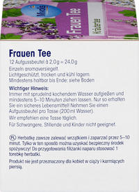 Kruidenthee, damesthee (12 zakjes), 24 g