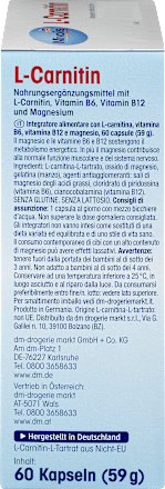 L-Carnitin Kapseln, 60 St, 59 g Mivolis