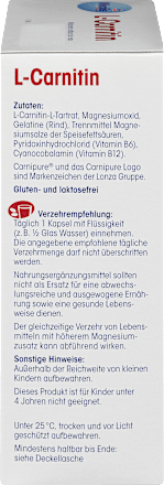L-Carnitin Kapseln, 60 St, 59 g Mivolis