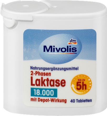 Laktase 18000 2-Phasen Tabletten 40 St, 20 g Mivolis