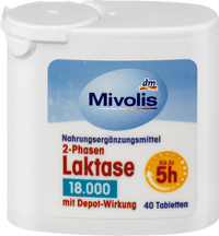 Laktase 18000 2-Phasen Tabletten 40 St, 20 g Mivolis