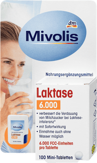 Laktase 6.000 Mini Tabletten 100 St, 8 g Mivolis