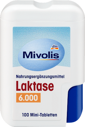 Laktase 6.000 Mini Tabletten 100 St, 8 g Mivolis