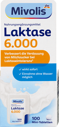 Mivolis Lactase 6000 Mini Tabletten 100 St