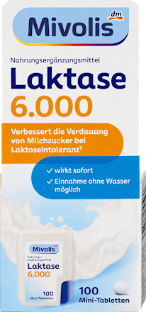 Laktase 6.000, Mini Tabletten 100 St, 8 g