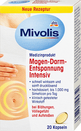 Magen-Darm-Entspannung Intensiv Kapseln, 20 St Mivolis