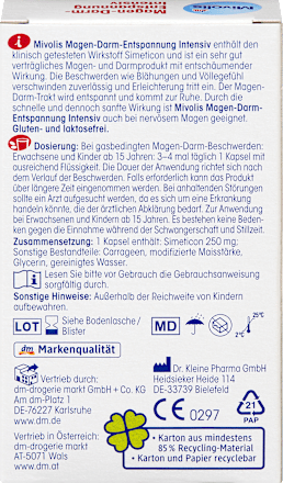 Magen-Darm-Entspannung Intensiv Kapseln, 20 St Mivolis