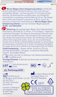 Magen-Darm-Entspannung Intensiv Kapseln, 20 St Mivolis