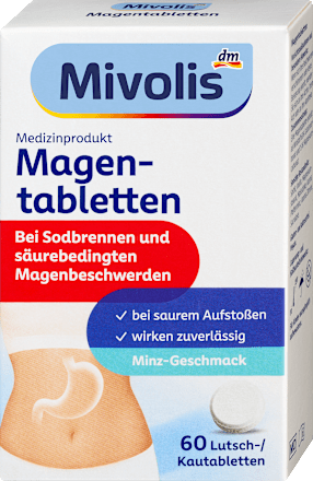Mivolis Magentabletten 60 St, 60 g