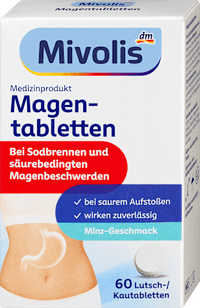 Mivolis Magentabletten 60 St, 60 g