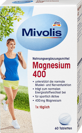 Magnesium 400 tabletten 60 stuks, 48 ​​g