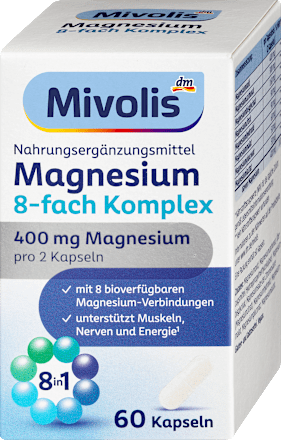 Magnesium 8-fach Komplex Kapseln 60 St, 42 g