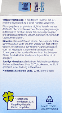 Magnesium 8-fach Komplex Kapseln 60 St, 42 g