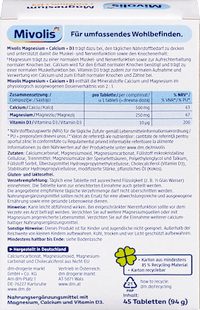 Magnesium + Calcium + D3 Tabletten 45 St, 94 g