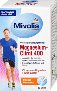 Magnesiumcitraat, korrels 20 sticks, 120 g
