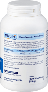 Magnesium Tabletten 300 St, 210 g