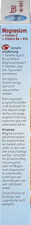 Magnesium + Vitamine C + Vitamine B6 + B12 Zuigtabletten 30 stuks, 45 g