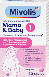 Mama & Baby 1, Tabletten 30 St, 22 g